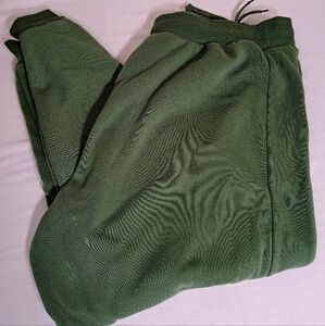 RealEssentials Green & Black Sweatpants Men's Size 3XLT NWOT